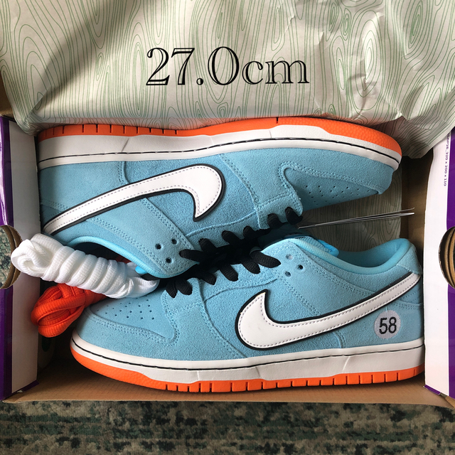 スニーカー27.0cm NIKE SB DUNK LOW PRO CLUB 58 GULF