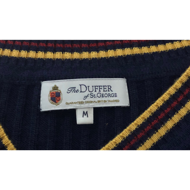 The DUFFER of ST.GEORGE(ザダファーオブセントジョージ)の専用 ザダファーオブセントジョージ ニット セーター ロゴ ワッペン メンズのトップス(ニット/セーター)の商品写真