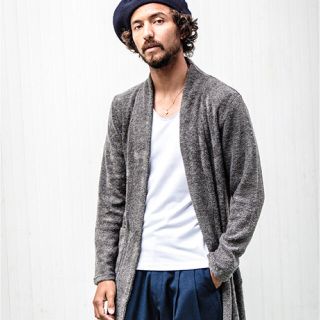 カンビオ(Cambio)のWarm Pile Easy Long Cardigan カーディガン(ニット/セーター)