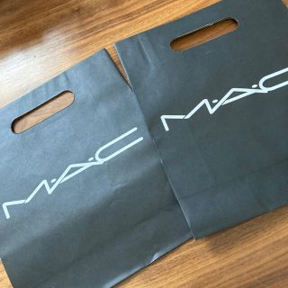 マック(MAC)のM.A.C  ショップバッグ　2枚(ショップ袋)