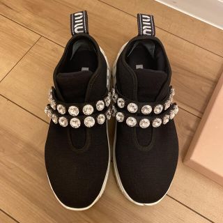 ミュウミュウ(miumiu)のmiumiu 厚底　スニーカー(スニーカー)