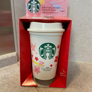 スターバックスコーヒー(Starbucks Coffee)のスタバ　オリガミ　スプリングブレンド　リユーザブルカップ(グラス/カップ)