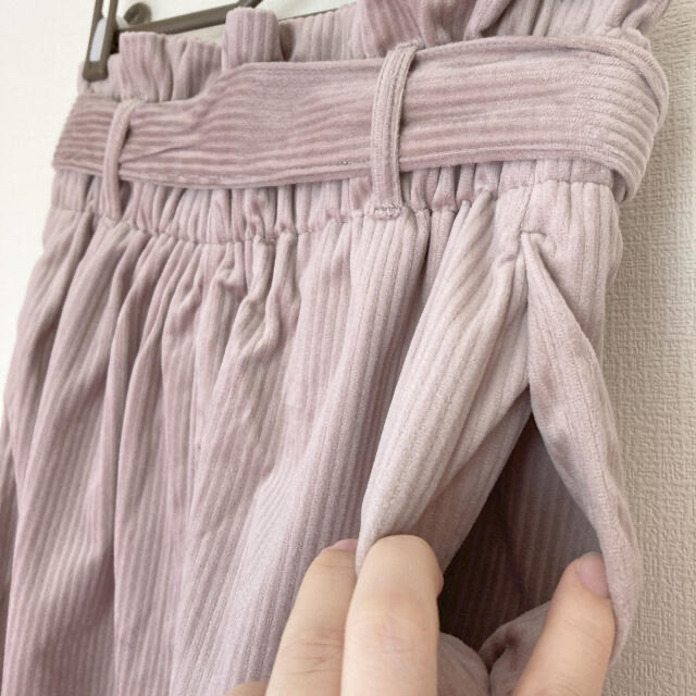 GRL(グレイル)の薄手コーデュロイ　ロングスカート レディースのスカート(ロングスカート)の商品写真