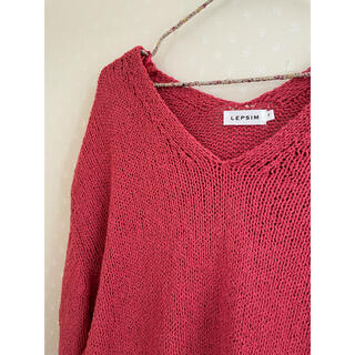 レプシィム(LEPSIM)のsummer knit.(ニット/セーター)