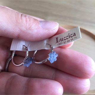 ルチカ(Luccica)のLuccica 新品リングお花のピアス(ピアス)