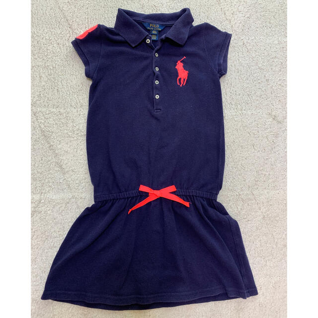 POLO RALPH LAUREN(ポロラルフローレン)のRalph Lauren 130 ワンピース ネイビー キッズ/ベビー/マタニティのキッズ服女の子用(90cm~)(ワンピース)の商品写真