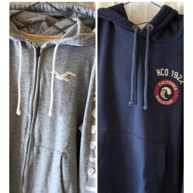 Hollister(ホリスター)の【2着セット】HOLLISTER パーカー【M】 メンズのトップス(パーカー)の商品写真