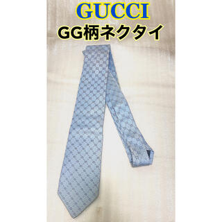 グッチ(Gucci)のGUCCI★グッチ ネクタイ マイクロ GG 柄 水色/ライトブルー★(ネクタイ)