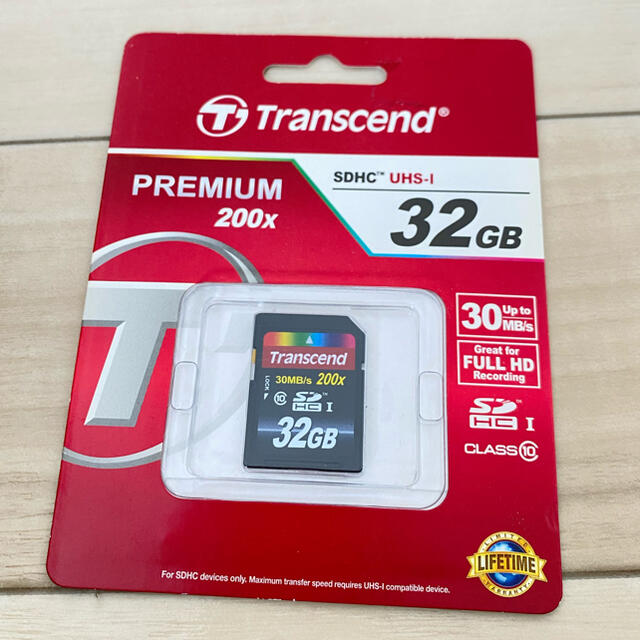 Transcend(トランセンド)のトランセンド SDカード32GB スマホ/家電/カメラのスマホ/家電/カメラ その他(その他)の商品写真