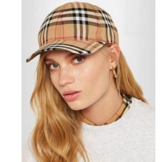 バーバリー(BURBERRY)のBURBERRY★最終値下★チェック ベースボールキャップ ユニセックス(キャップ)