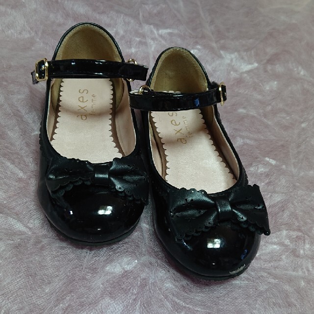 axes femme(アクシーズファム)のaxes femme♥Kid's♥リボンシューズ♥サイズS（18cm） キッズ/ベビー/マタニティのキッズ靴/シューズ(15cm~)(フォーマルシューズ)の商品写真