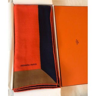 エルメス(Hermes)のエルメス　カシミアシルク140㎝ショール (マフラー/ショール)