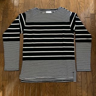 美品 19ss ソロイスト soloist ボーダー カットソー ロンT(Tシャツ/カットソー(七分/長袖))