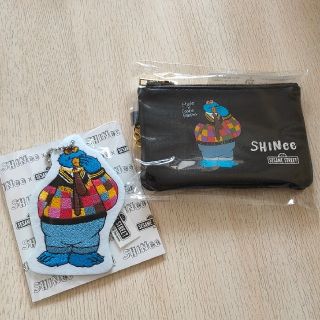 SHINee×SESAME STREET MINHO ポーチ キーホルダー(アイドルグッズ)