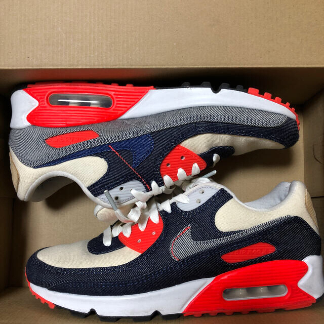 NIKE(ナイキ)のDENHAM × NIKE AIR MAX 90 INFRARED メンズの靴/シューズ(スニーカー)の商品写真