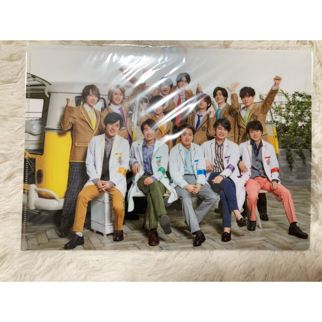 Johnny's(ジャニーズ)の【新品未開封】嵐のワクワク学校 Hey!Say!JUMP 集合 クリアファイル エンタメ/ホビーのタレントグッズ(アイドルグッズ)の商品写真