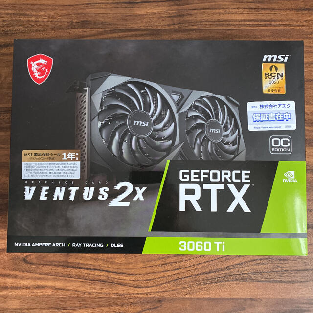 MSI GeForce RTX 3060 Ti VENTUS 2X OC グラボ