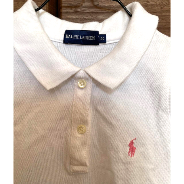 Ralph Lauren(ラルフローレン)のラルフローレン☆ノースリーブ ポロシャツ キッズ/ベビー/マタニティのキッズ服女の子用(90cm~)(Tシャツ/カットソー)の商品写真