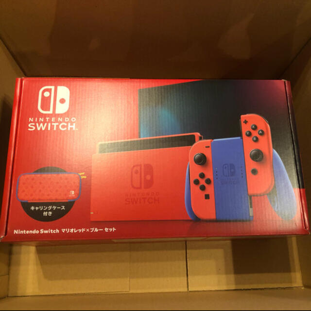 スイッチNintendo switch マリオレッドブルー