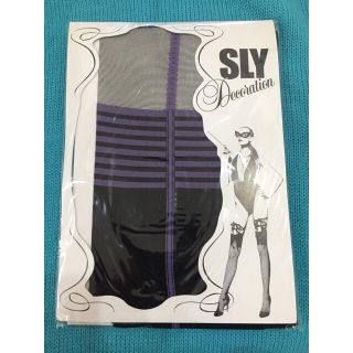 スライ(SLY)のSLY ガーター ニーハイ ボーダー ストッキング(タイツ/ストッキング)