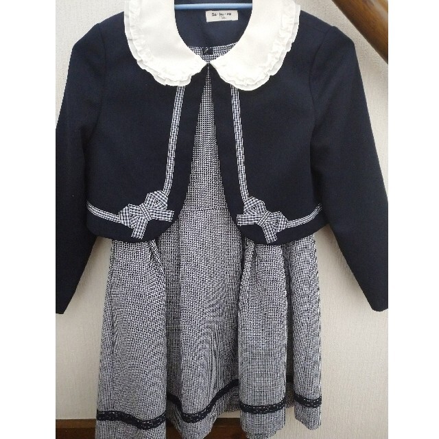 フォーマルスーツ女児130 キッズ/ベビー/マタニティのキッズ服女の子用(90cm~)(ドレス/フォーマル)の商品写真