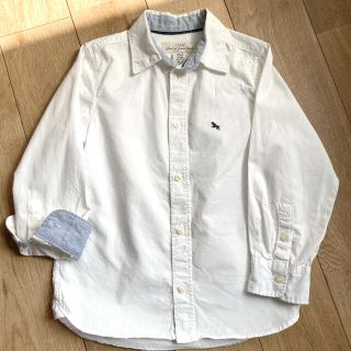 エイチアンドエム(H&M)のH&M 白シャツ　120㎝(Tシャツ/カットソー)