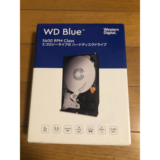 (0時までの特価) Western Digital HDD 4TBスマホ/家電/カメラ