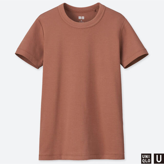 UNIQLO(ユニクロ)のUNIQLO U コットン100%クルーネックT レディースのトップス(Tシャツ(半袖/袖なし))の商品写真