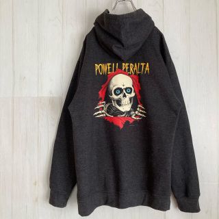 パウエル(POWELL)の希少 パウエル スウェットパーカー POWELL PERALTA 古着(パーカー)