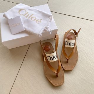 クロエ(Chloe)の【V様専用】☆Chloe☆「WOODY」フラットサンダル(サンダル)