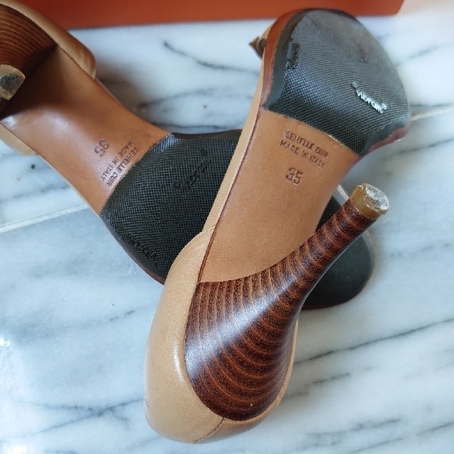 Hermes(エルメス)のエルメス レザーハイヒール レディースの靴/シューズ(ハイヒール/パンプス)の商品写真