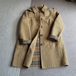 バーバリー(BURBERRY)のるるこ様専用美品バーバリーロンドン大きなサイズ13カシミア混ウールのコート(ロングコート)