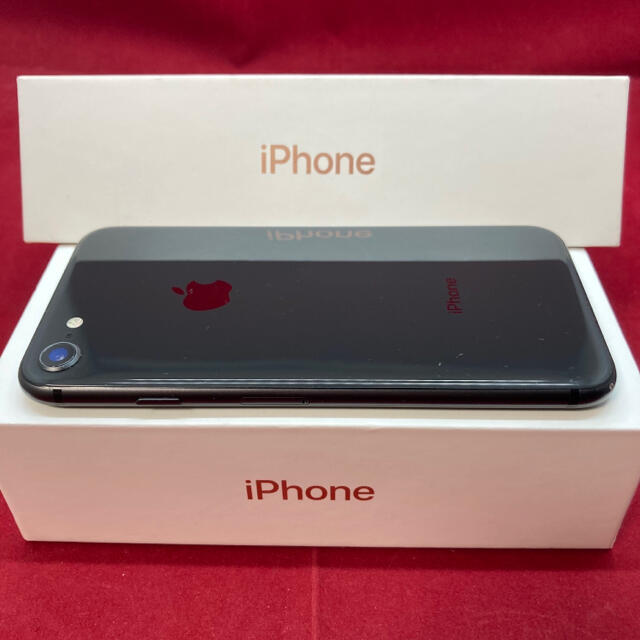Apple(アップル)のSIMフリー iPhone8 64GB ブラック スマホ/家電/カメラのスマートフォン/携帯電話(スマートフォン本体)の商品写真
