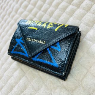 バレンシアガ(Balenciaga)の値下げ可【BALENCIAGA】グラフィティ ミニウォレット 三つ折り財布(財布)