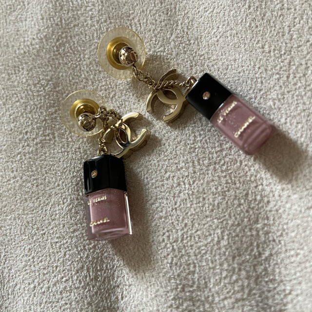 シャネル LE VERNIS ピアス ネイルピアス ココマークピアス 上品
