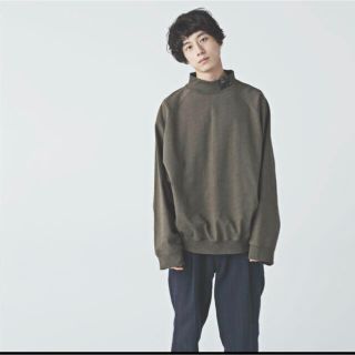 サンシー(SUNSEA)のessay 16aw モックネックスウェット タグ有(スウェット)