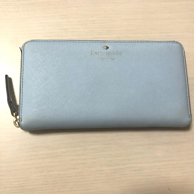 kate spade new york(ケイトスペードニューヨーク)のケイトスペード　長財布　水色 レディースのファッション小物(財布)の商品写真