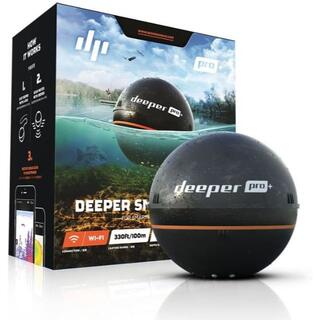 【送料無料】Deeper Pro+ ワイヤレスGPS魚群探知機(その他)