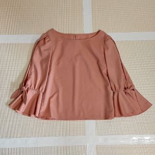 トッコ(tocco)のtocco closet サーモンピンクブラウス(シャツ/ブラウス(長袖/七分))