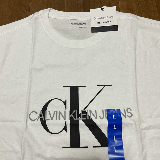 Calvin Klein(カルバンクライン)のカルバンクライン未使用品tシャツ　(L) メンズのトップス(Tシャツ/カットソー(半袖/袖なし))の商品写真