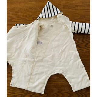 プチバトー(PETIT BATEAU)の［mimi様専用］プチバトー　ロンパース3m/60cm(ロンパース)