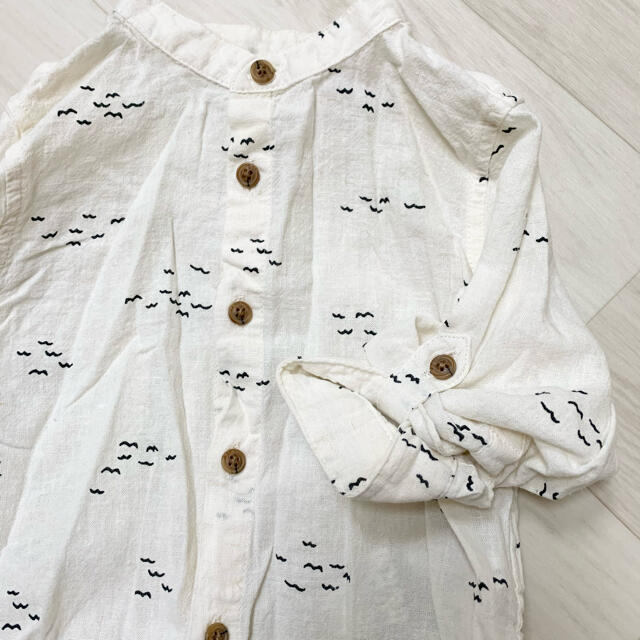 ZARA KIDS(ザラキッズ)の新品ZARAbaby✼リネンシャツ74 キッズ/ベビー/マタニティのベビー服(~85cm)(シャツ/カットソー)の商品写真