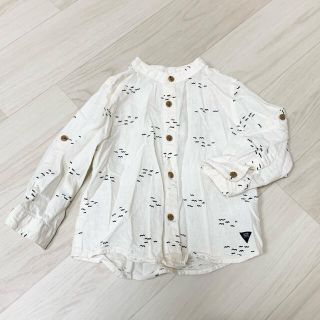 ザラキッズ(ZARA KIDS)の新品ZARAbaby✼リネンシャツ74(シャツ/カットソー)