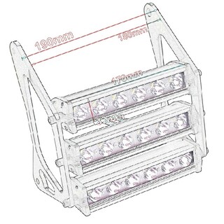 汎用 LED 3段ヘッドライト ズーマー rucks sickspeed グロムの通販 by ...