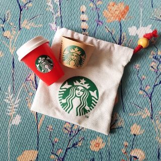 スターバックスコーヒー(Starbucks Coffee)のスターバックス　ミニカップギフト(小物入れ)