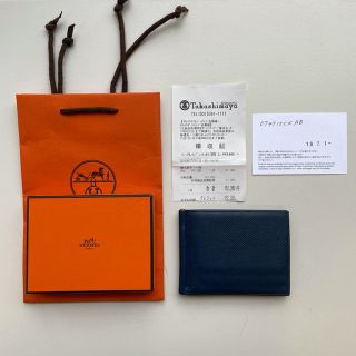 エルメス(Hermes)のHERMES エルメス　ポーカー　マネークリップ付き(マネークリップ)