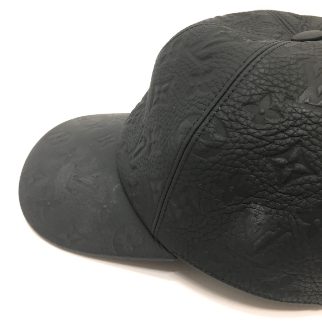 LOUIS VUITTON(ルイヴィトン)のルイヴィトン LOUIS VUITTON キャスケット 1.1 MP2605 モノグラム レザーキャップ 帽子 トリヨンレザー ノワール ブラック メンズの帽子(その他)の商品写真