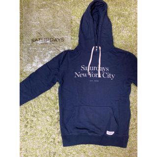 サタデーズサーフニューヨークシティー(SATURDAYS SURF NYC)の【美品】Saturdays New York City パーカー（購入時袋付き）(パーカー)