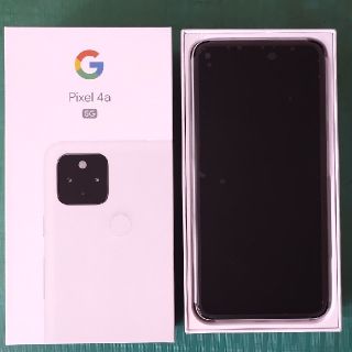 グーグルピクセル(Google Pixel)の【新品/未使用】Google Pixel4a 5G ホワイト(スマートフォン本体)