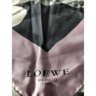 ロエベ(LOEWE)の☆ria様 専用☆LOEWE シルク スカーフ celford イヤリング(バンダナ/スカーフ)